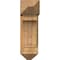 Ekena Millwork Imperial Arts and Crafts Rough Sawn Bracket w/ Offset Brace, Western Red Cedar, 8"W x 18"D x 26"H BKT0806X18X26IMP03RWR - alternate 2